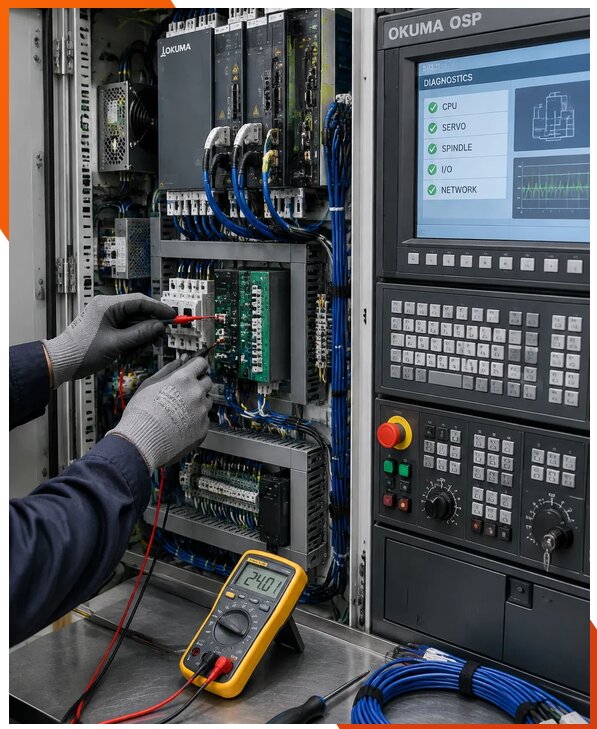 Ремонт систем ЧПУ Okuma OSP в Воткинске